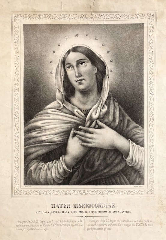 Mater Misericordiae, Advocata nostra illos tuos misericordes oculos ad nos converte